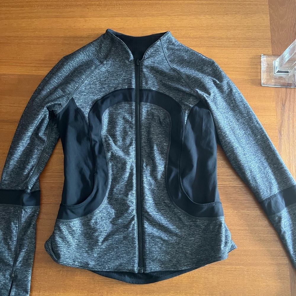 lululemon athletica Gray and Black Utility Jacket